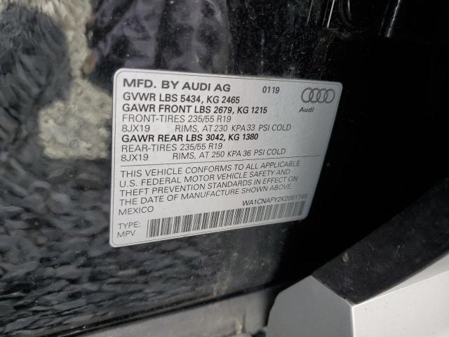 WA1CNAFY2K2051745 - 2019 AUDI Q5 PRESTIGE BLACK photo 13