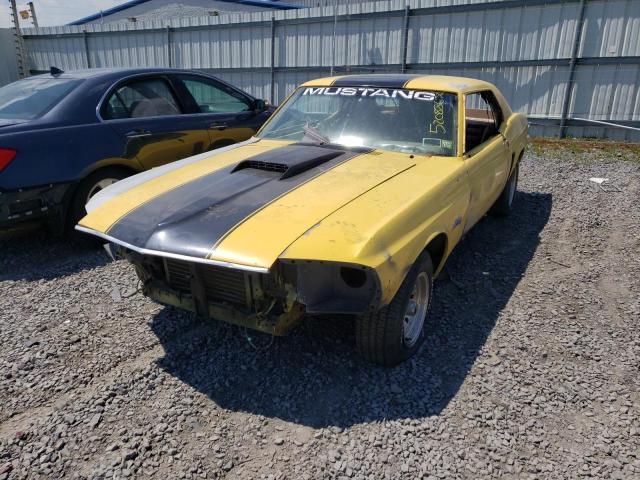 9T01F200600 - 1969 FORD MUSTANG YELLOW photo 2