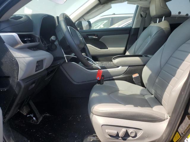 5TDGZRBH6NS582668 - 2022 TOYOTA HIGHLANDER XLE BLACK photo 7