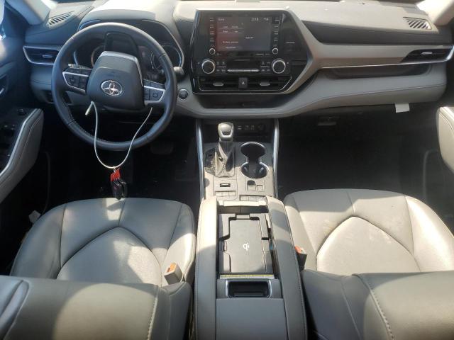 5TDGZRBH6NS582668 - 2022 TOYOTA HIGHLANDER XLE BLACK photo 8