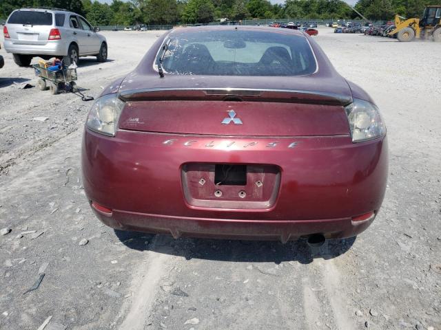 4A3AK24F56E027597 - 2006 MITSUBISHI ECLIPSE GS BURGUNDY photo 6