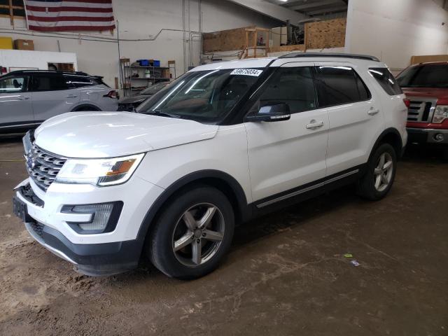 1FM5K8DH2HGA65994 - 2017 FORD EXPLORER XLT WHITE photo 1