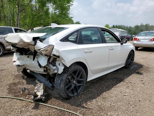 2HGFE2F51RH118336 - 2024 HONDA CIVIC SPORT WHITE photo 3