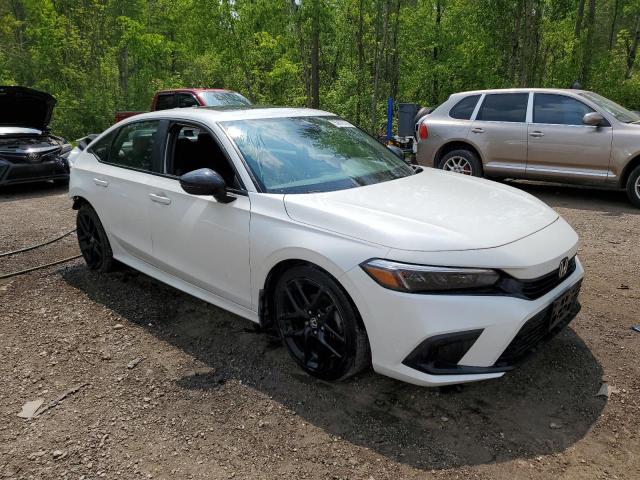 2HGFE2F51RH118336 - 2024 HONDA CIVIC SPORT WHITE photo 4