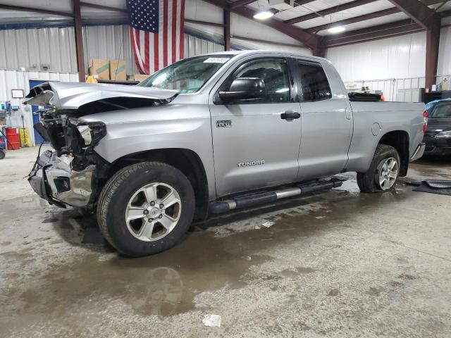 5TFUY5F17EX407240 - 2014 TOYOTA TUNDRA DOUBLE CAB SR/SR5 SILVER photo 1