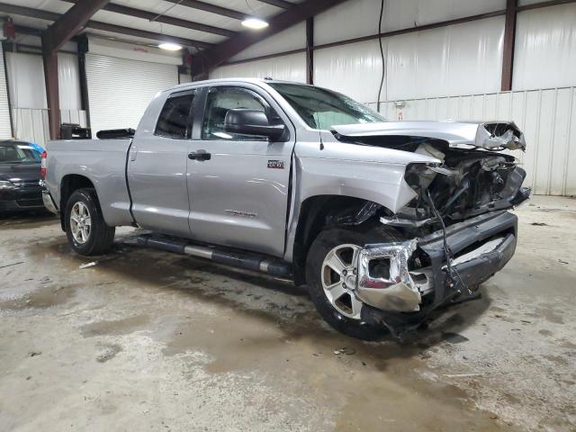 5TFUY5F17EX407240 - 2014 TOYOTA TUNDRA DOUBLE CAB SR/SR5 SILVER photo 4