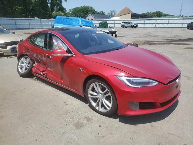 5YJSA1E13HF199197 - 2017 TESLA MODEL S წითელი ფოტო 4
