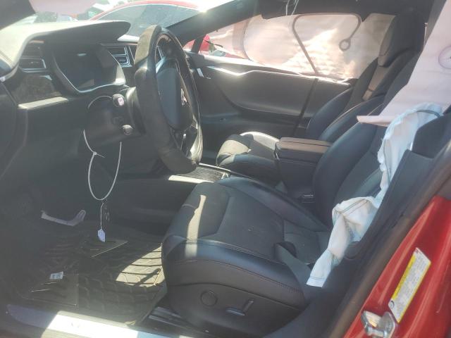 5YJSA1E13HF199197 - 2017 TESLA MODEL S წითელი ფოტო 7