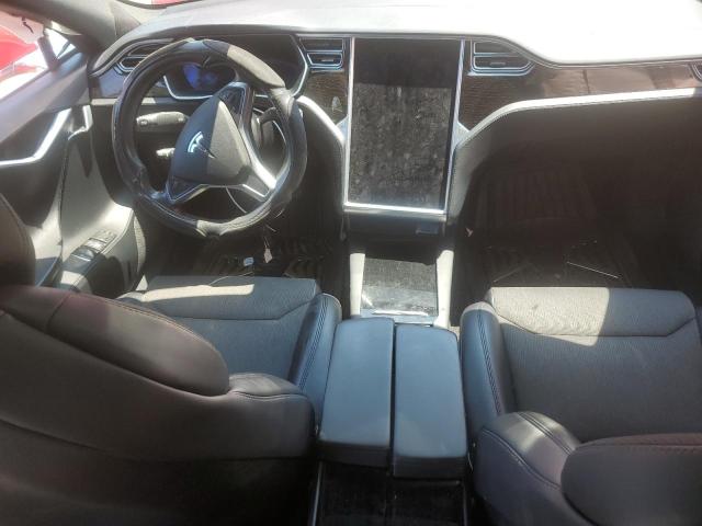 5YJSA1E13HF199197 - 2017 TESLA MODEL S წითელი ფოტო 8