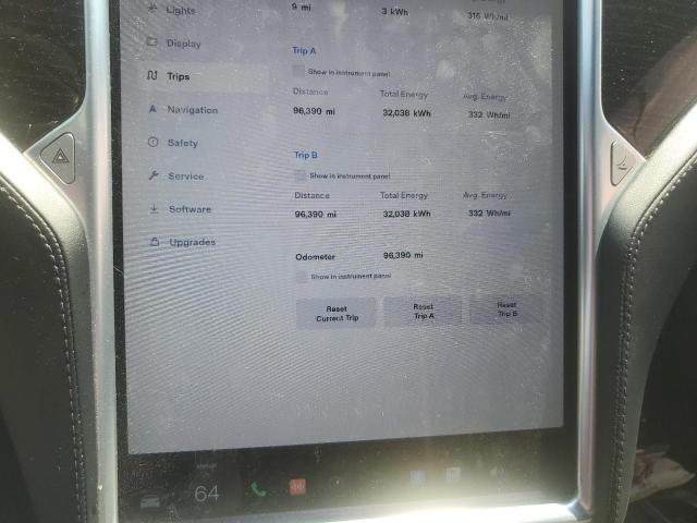 5YJSA1E13HF199197 - 2017 TESLA MODEL S წითელი ფოტო 9