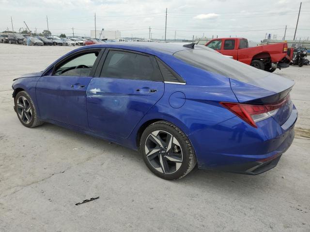 KMHLP4AG8PU372485 - 2023 HYUNDAI ELANTRA LIMITED BLUE photo 2