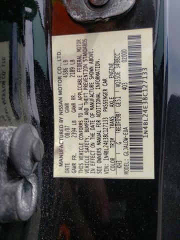 1N4BL24E38C127133 - 2008 NISSAN ALTIMA 3.5SE BLACK photo 13