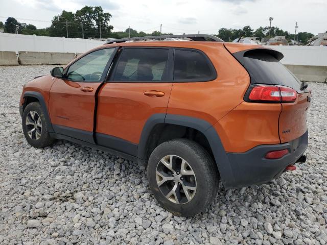 1C4PJMBS7FW699120 - 2015 JEEP CHEROKEE TRAILHAWK ORANGE photo 2