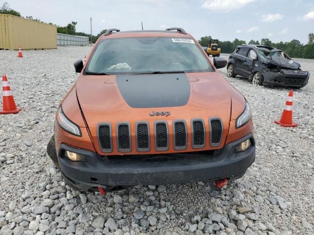 1C4PJMBS7FW699120 - 2015 JEEP CHEROKEE TRAILHAWK ORANGE photo 5