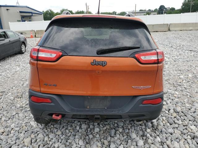 1C4PJMBS7FW699120 - 2015 JEEP CHEROKEE TRAILHAWK ORANGE photo 6