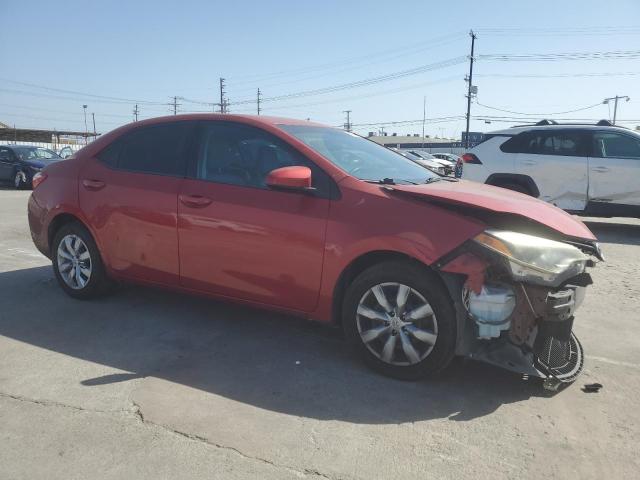 5YFBURHE0GP471342 - 2016 TOYOTA COROLLA L RED photo 4