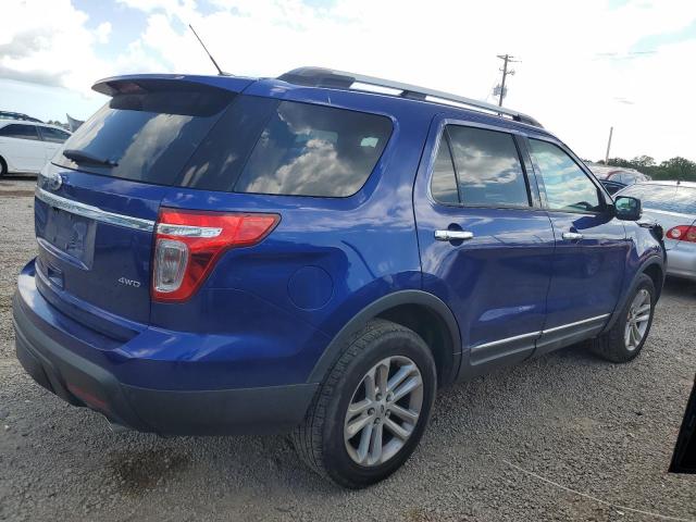 1FM5K8D86FGB47398 - 2015 FORD EXPLORER XLT BLUE photo 3