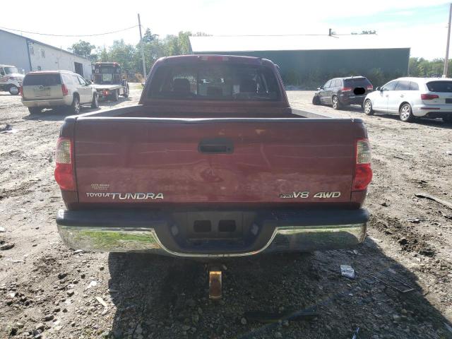 5TBBT44186S477655 - 2006 TOYOTA TUNDRA ACCESS CAB SR5 BURGUNDY photo 6