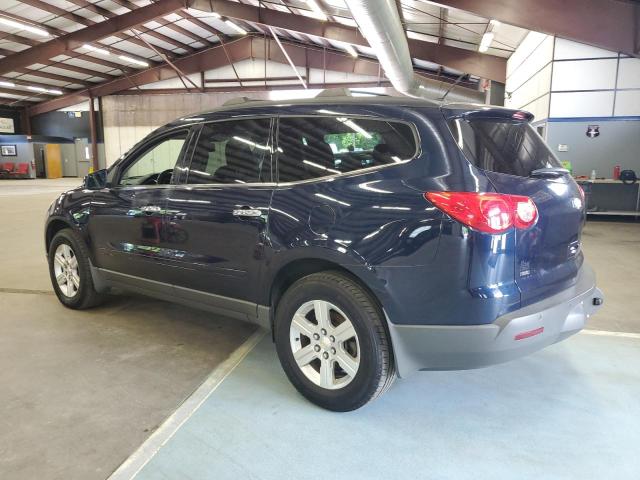 1GNKVGEDXCJ287593 - 2012 CHEVROLET TRAVERSE LT BLUE photo 2