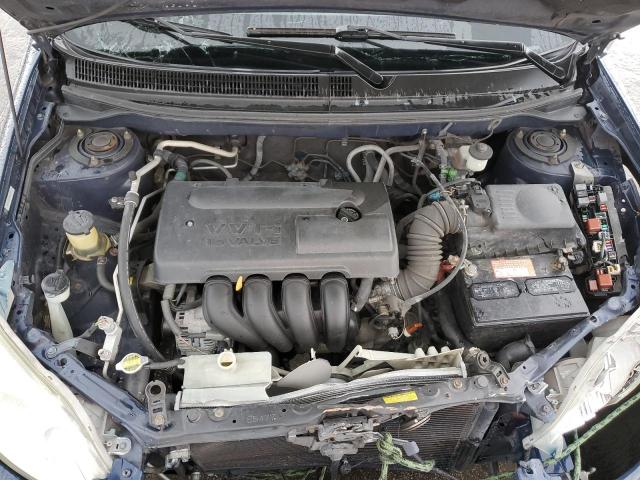 2T1KR32E23C013030 - 2003 TOYOTA COROLLA MA XR BLUE photo 11