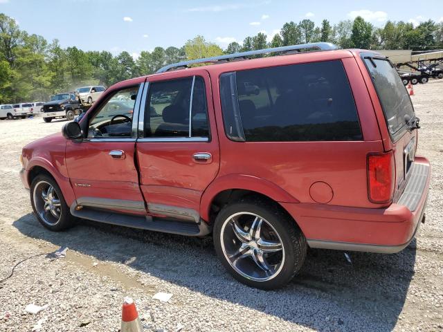 5LMPU28A2XLJ18967 - 1999 LINCOLN NAVIGATOR წითელი ფოტო 2