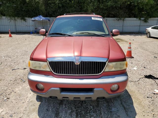 5LMPU28A2XLJ18967 - 1999 LINCOLN NAVIGATOR წითელი ფოტო 5