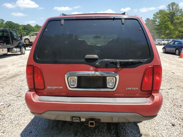 5LMPU28A2XLJ18967 - 1999 LINCOLN NAVIGATOR წითელი ფოტო 6