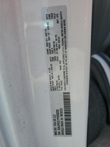 3C6LRVCG1PE559235 - 2023 RAM PROMASTER 2500 HIGH WHITE photo 12