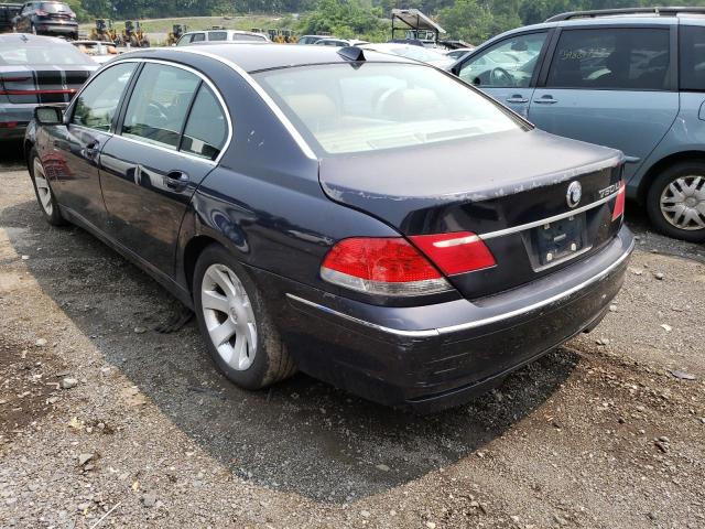 WBAHN835X6DT34254 - 2006 BMW 7 SERIES LI BLUE photo 2