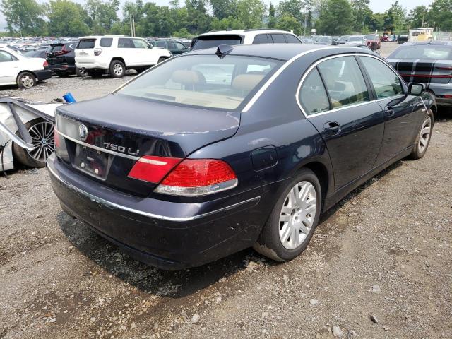 WBAHN835X6DT34254 - 2006 BMW 7 SERIES LI BLUE photo 3