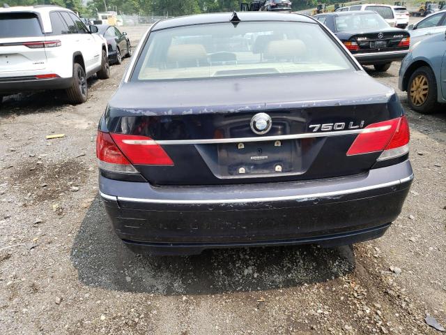 WBAHN835X6DT34254 - 2006 BMW 7 SERIES LI BLUE photo 6