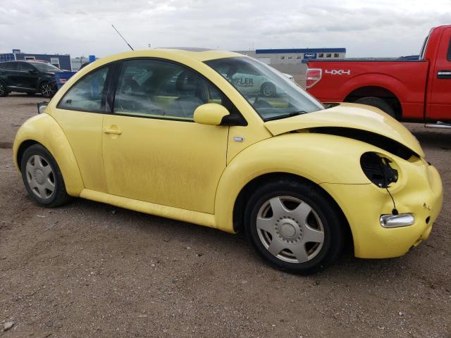 3VWCB21C61M444538 - 2001 VOLKSWAGEN NEW BEETLE GLS YELLOW photo 4