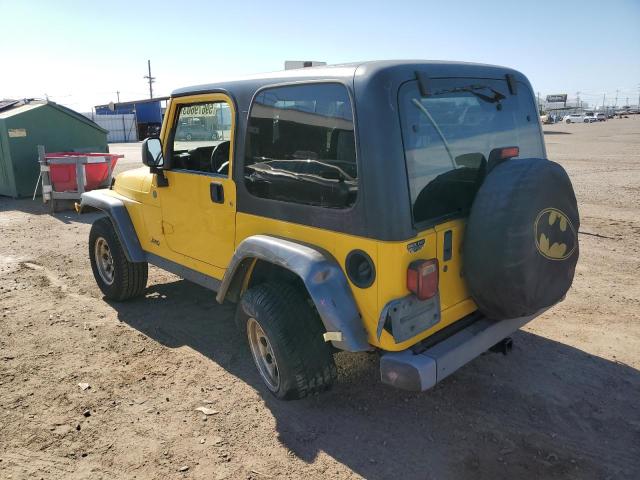 1J4FA39S34P796490 - 2004 JEEP WRANGLER X YELLOW photo 2