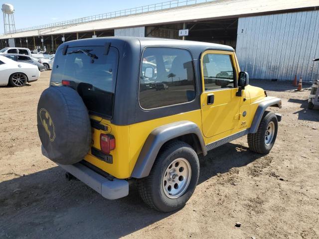 1J4FA39S34P796490 - 2004 JEEP WRANGLER X YELLOW photo 3