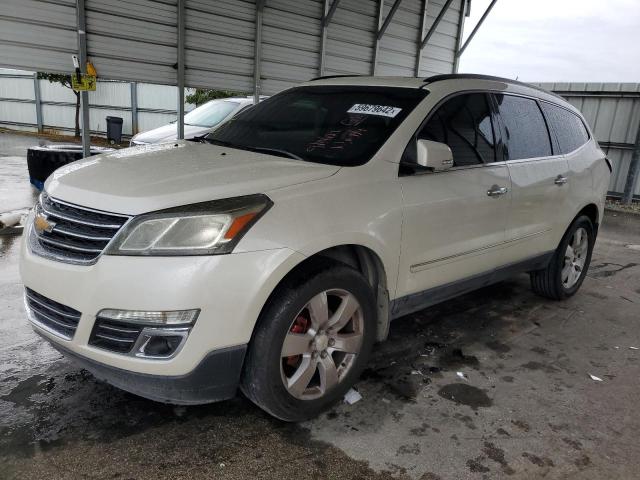 1GNKRLKDXDJ101988 - 2013 CHEVROLET TRAVERSE LTZ WHITE photo 2