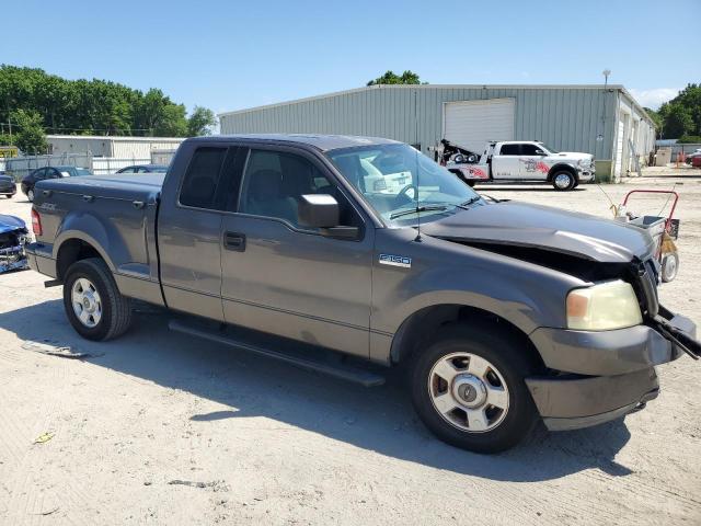 1FTRX04W24KD24501 - 2004 FORD F150 Серый фото 4