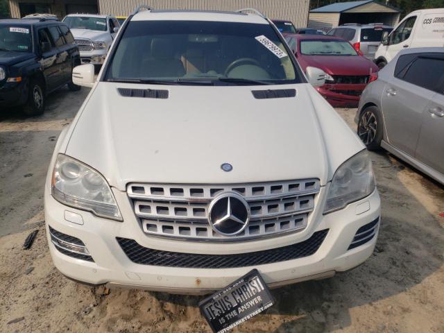 4JGBB8GB5BA741990 - 2011 MERCEDES-BENZ ML 350 4MATIC WHITE photo 5