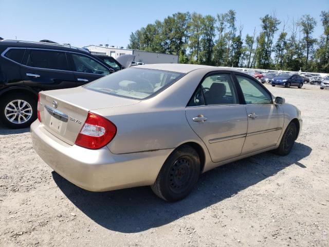 JTDBE32K430224211 - 2003 TOYOTA CAMRY LE BEIGE photo 3