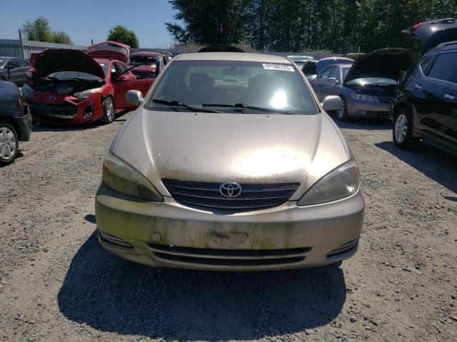 JTDBE32K430224211 - 2003 TOYOTA CAMRY LE BEIGE photo 5