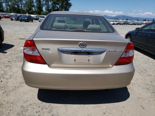 JTDBE32K430224211 - 2003 TOYOTA CAMRY LE BEIGE photo 6