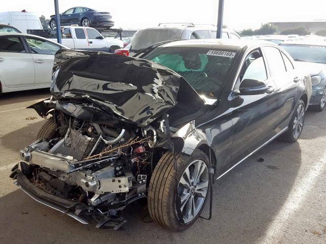 55SWF4KB0JU268773 - 2018 MERCEDES-BENZ C 300 4MATIC  photo 2