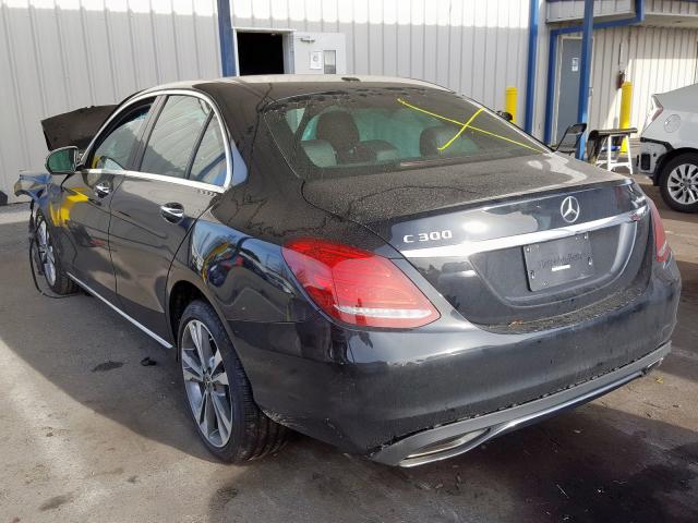 55SWF4KB0JU268773 - 2018 MERCEDES-BENZ C 300 4MATIC  photo 3