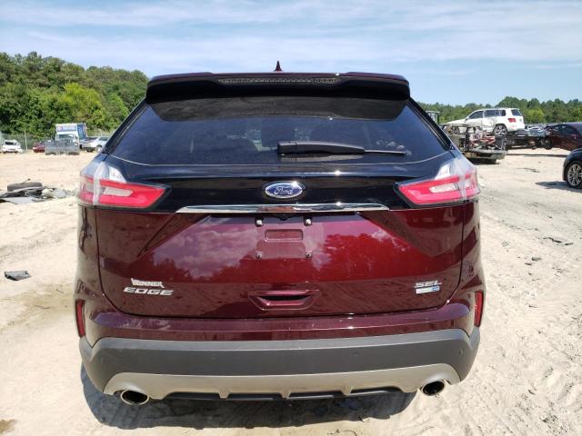 2FMPK4J93KBB08011 - 2019 FORD EDGE SEL BURGUNDY photo 6