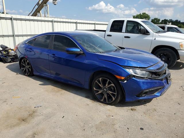 2HGFC2F88LH527649 - 2020 HONDA CIVIC SPORT BLUE photo 4