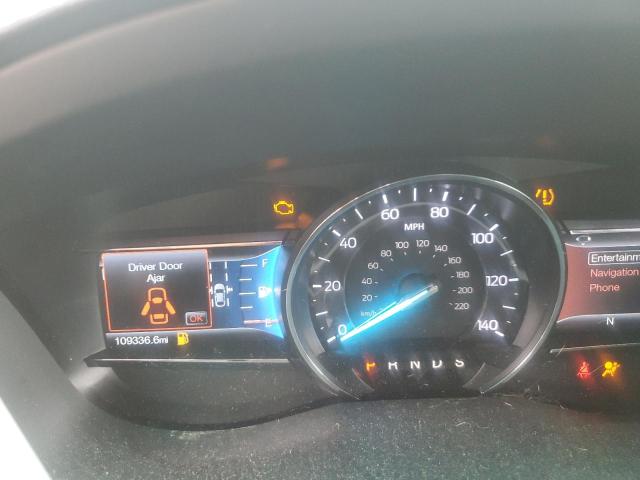 1FM5K7F84HGA26198 - 2017 FORD EXPLORER LIMITED ვერცხლისფერი ფოტო 9