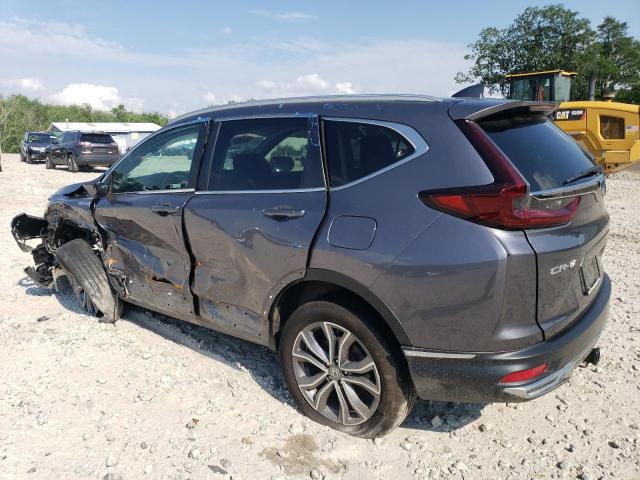 7FART6H97ME002585 - 2021 HONDA CR-V TOURING GRAY photo 2