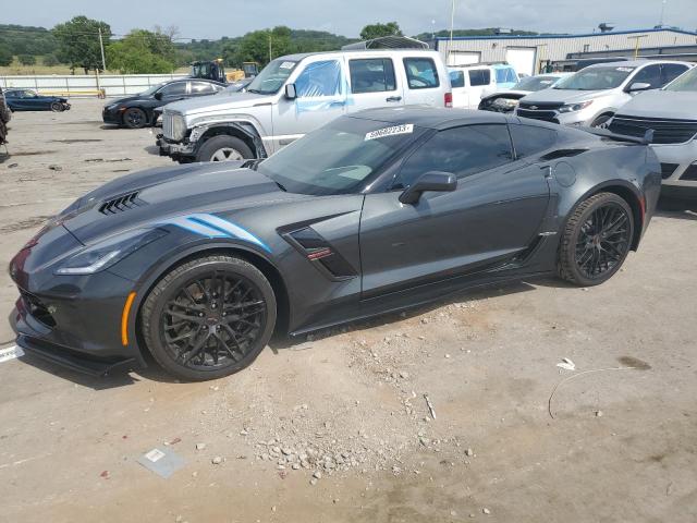 1G1YY2D71K5100766 - 2019 CHEVROLET CORVETTE GRAND SPORT 2LT CHARCOAL photo 1