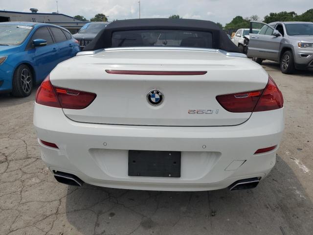 WBALZ3C54CDL71054 - 2012 BMW 650 I WHITE photo 6