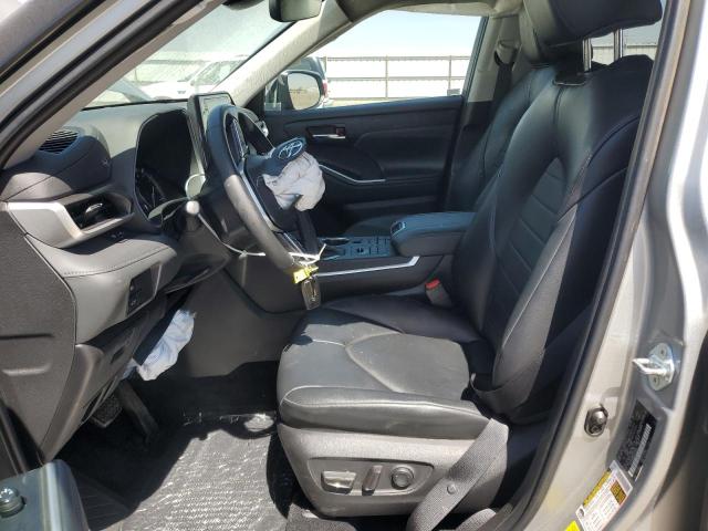 5TDHZRBH9NS213677 - 2022 TOYOTA HIGHLANDER XLE Gümüş foto 7