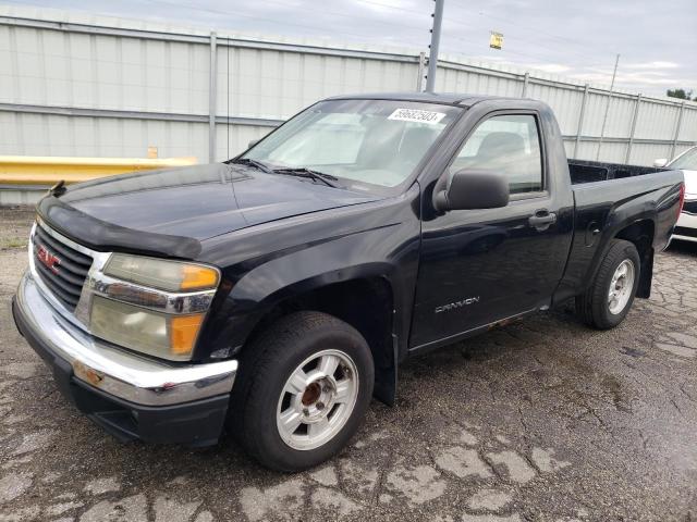 1GTCS148058288107 - 2005 GMC CANYON BLACK photo 1